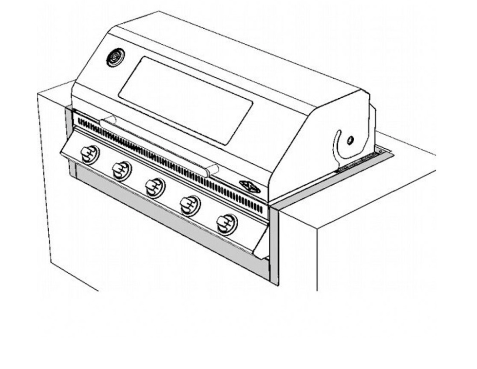 Beefeater 1100 4 Burner Built-In Trim Kit