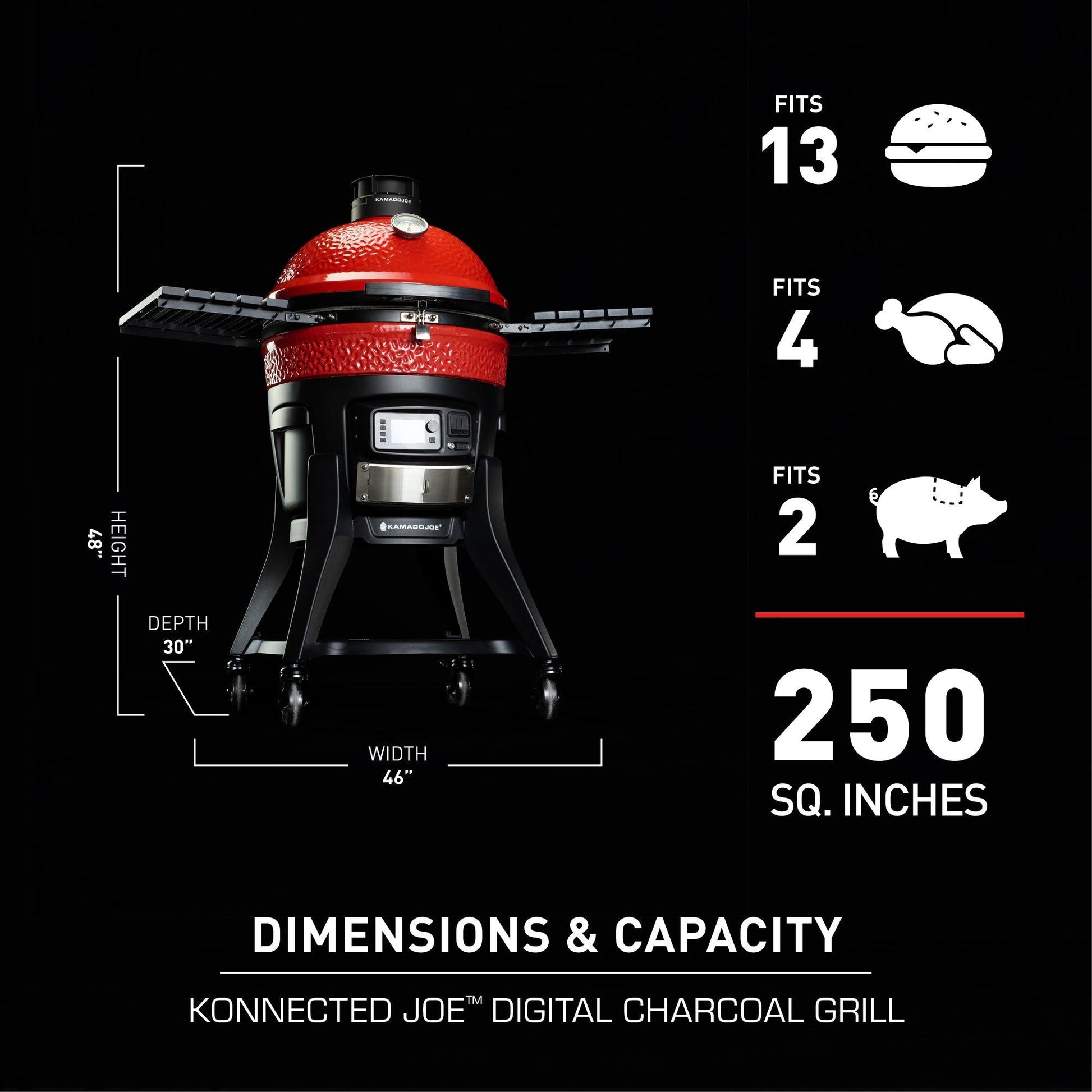 Kamado Joe Konnected BBQ with Elements Pack